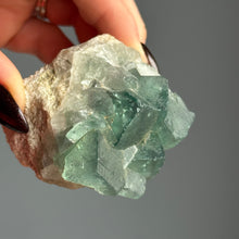 Green Cubic Fluorite Raw Crystal Specimen