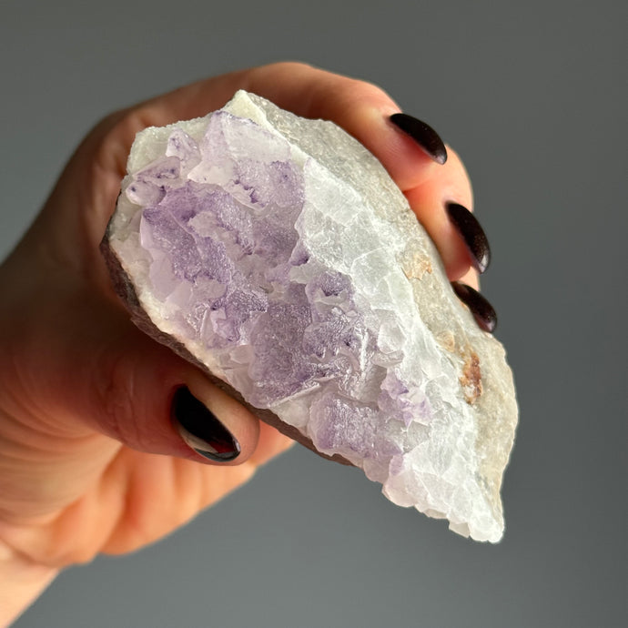 Purple Fluorite Raw Crystal Specimen
