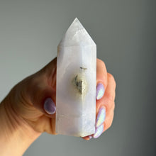 Blue Lace Agate Chalcedony Tower Crystal Specimen – Wholehearted Crystal Creations