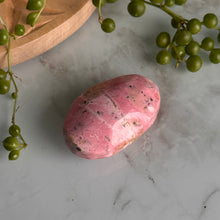 Rhodonite (Peruvian) Mini Palm Stone Crystal Specimen