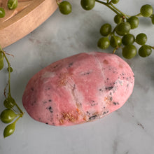 Rhodonite (Peruvian) Mini Palm Stone Crystal Specimen