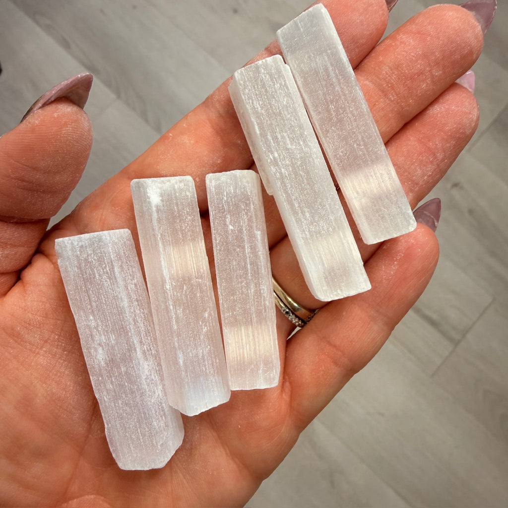 Selenite (Satin Spar) Raw Specimen – Wholehearted Crystal Creations