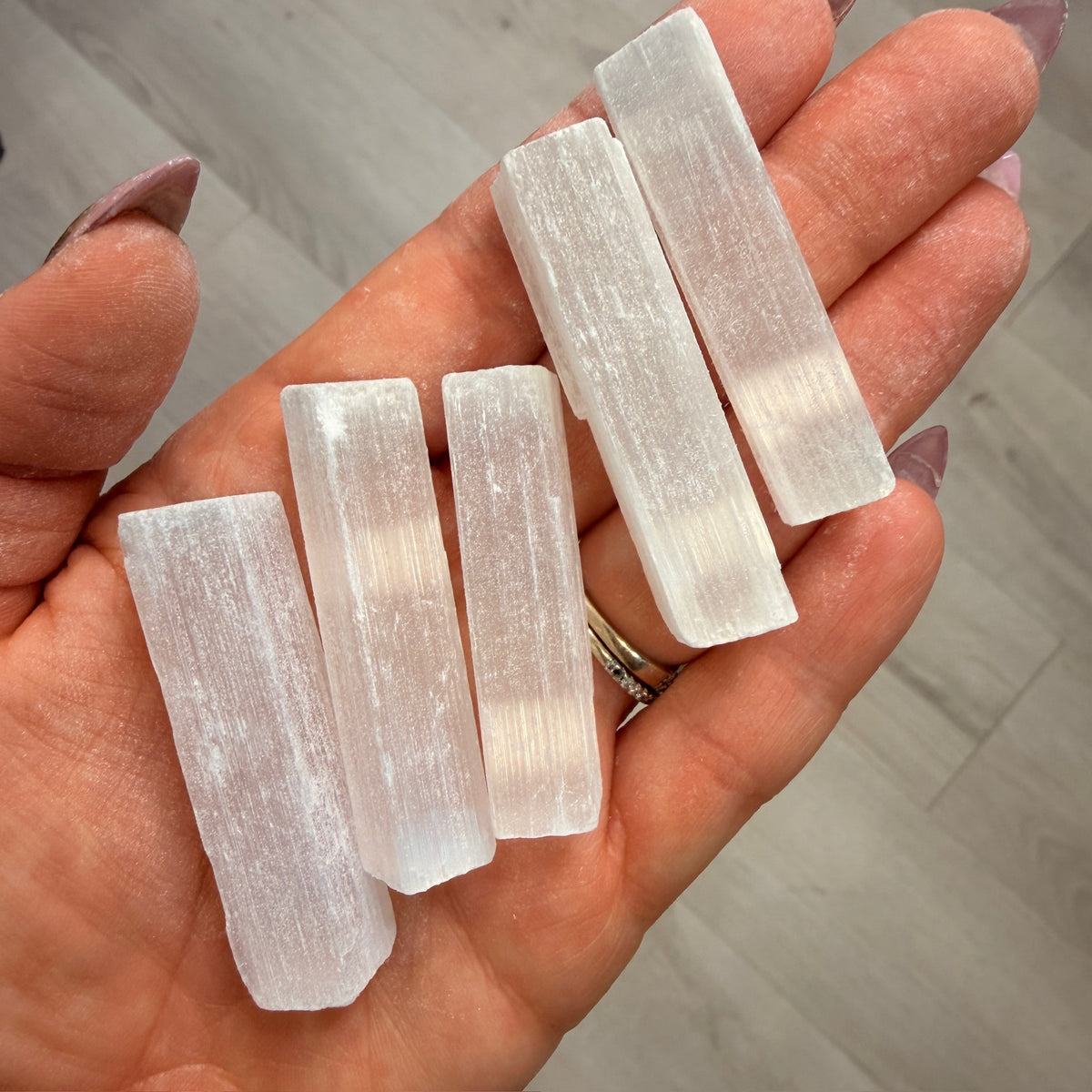 Selenite (Satin Spar) Raw Specimen – Wholehearted Crystal Creations