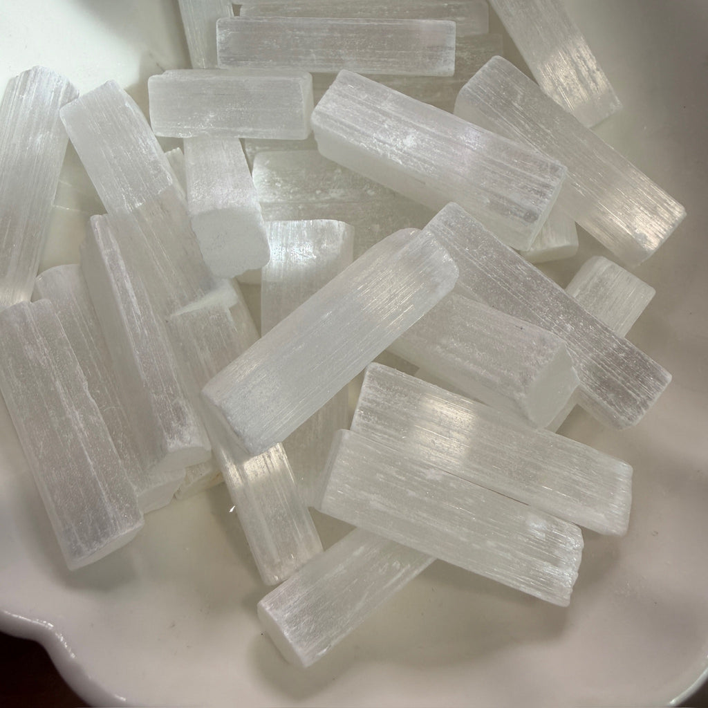 Selenite (Satin Spar) Raw Specimen – Wholehearted Crystal Creations