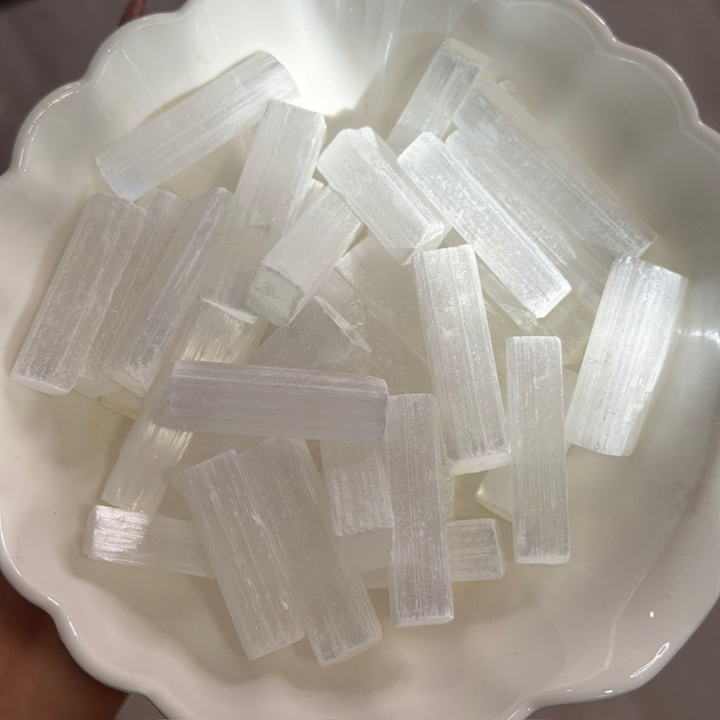 Selenite (Satin Spar) Raw Specimen – Wholehearted Crystal Creations