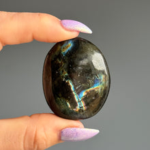 Labradorite Palm Stone Crystal Specimen