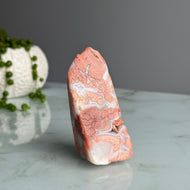 Pink Cotton Candy Agate Polished Freeform Crystal Specimen – Wholehearted Crystal Creations