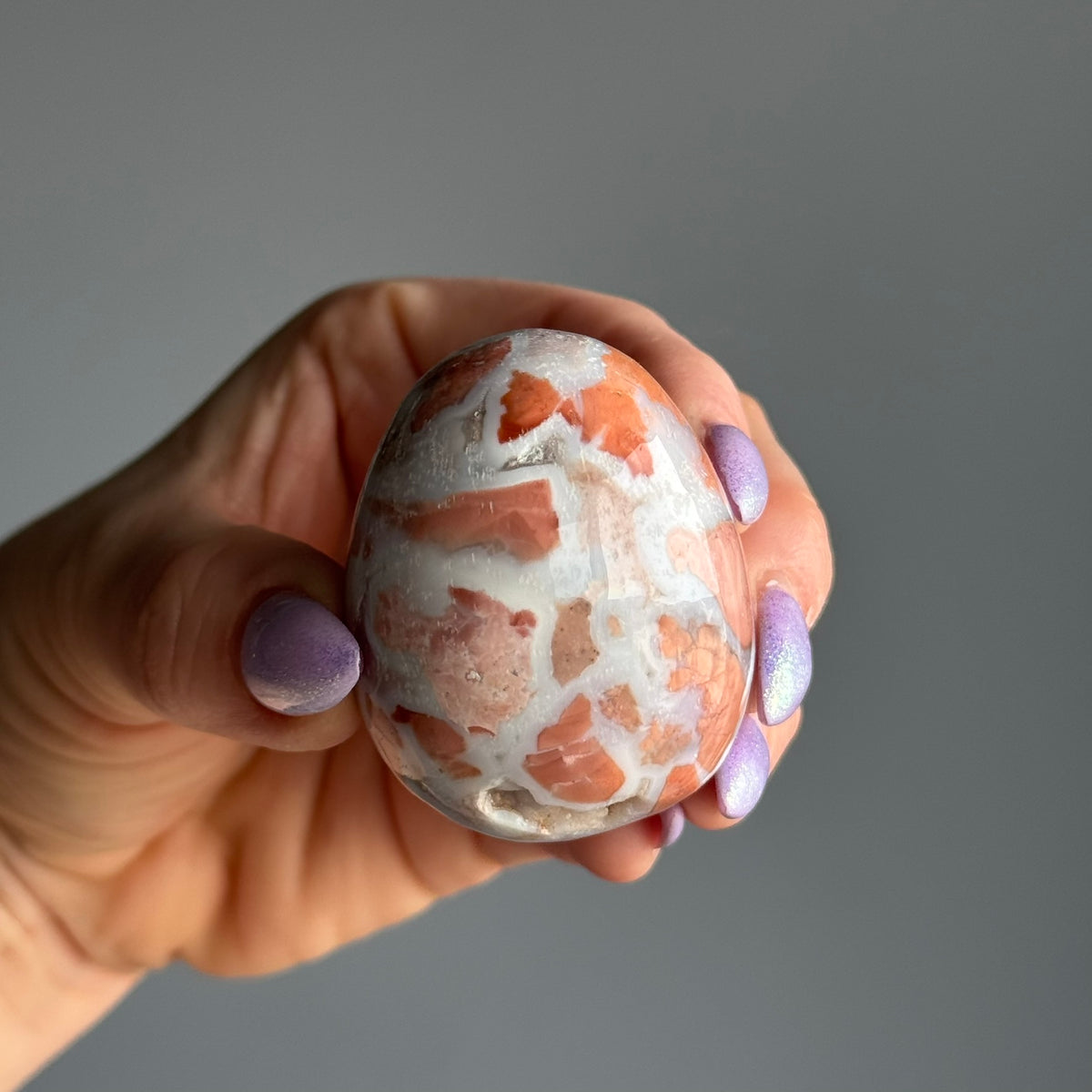 Pink Agate Cotton Candy Egg Carving Crystal Specimen – Wholehearted Crystal Creations
