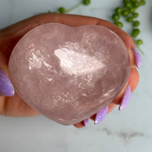 Rose Quartz Heart Carving Specimen
