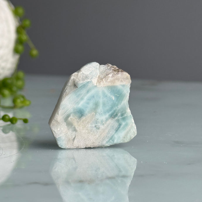 Larimar (Unpolished) Crystal Specimen