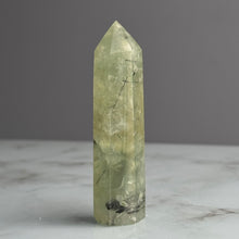 Prehnite with Epidote Crystal Tower Specimen – Wholehearted Crystal Creations
