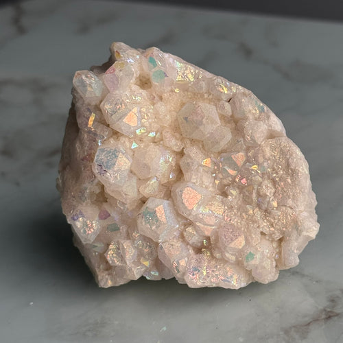 Angel Aura Quartz Cluster Crystal Specimen – Wholehearted Crystal Creations