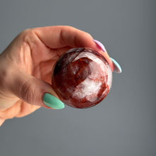 Hematoid Fire Quartz Polished Sphere Crystal Specimen – Wholehearted Crystal Creations