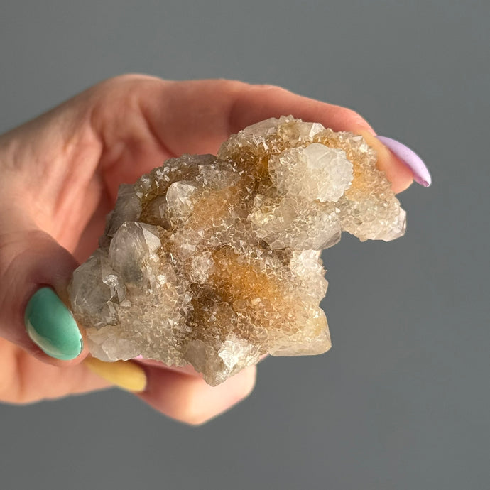 Citrine Spirit Quartz Cluster Crystal Specimen – Wholehearted Crystal Creations