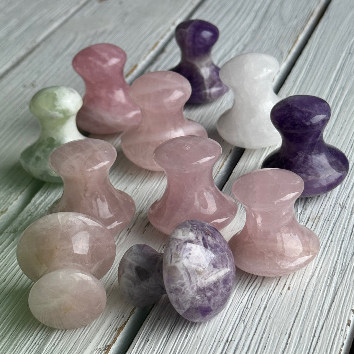 Crystal Face Massager Carving Specimen – Wholehearted Crystal Creations