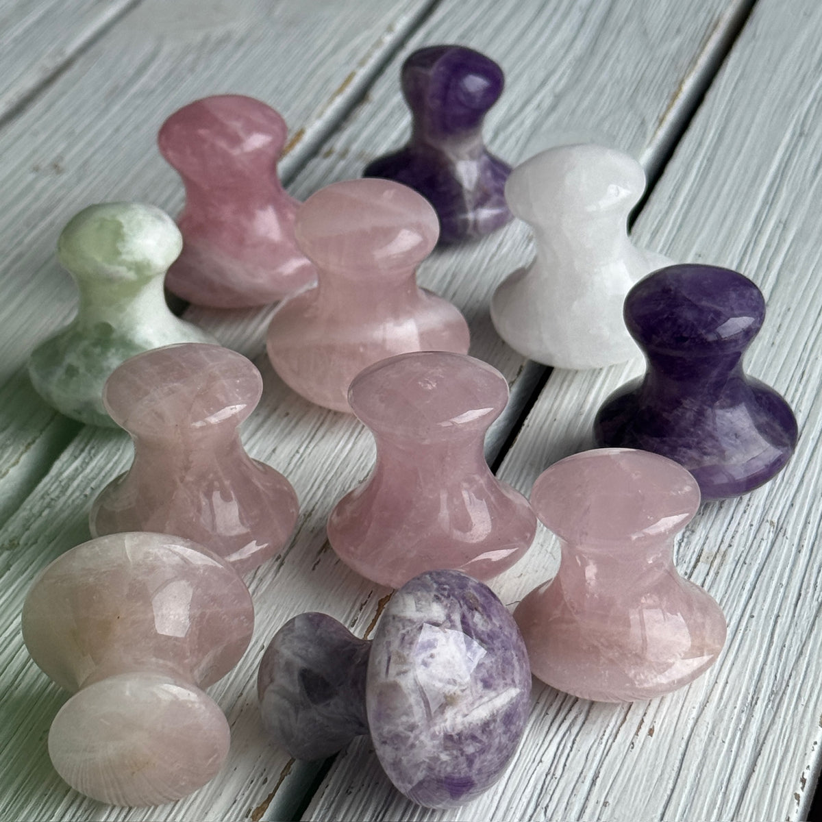 Crystal Face Massager Carving Specimen – Wholehearted Crystal Creations