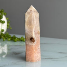 Flower Agate Pink Amethyst Tower Specimen