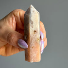 Flower Agate Pink Amethyst Tower Specimen