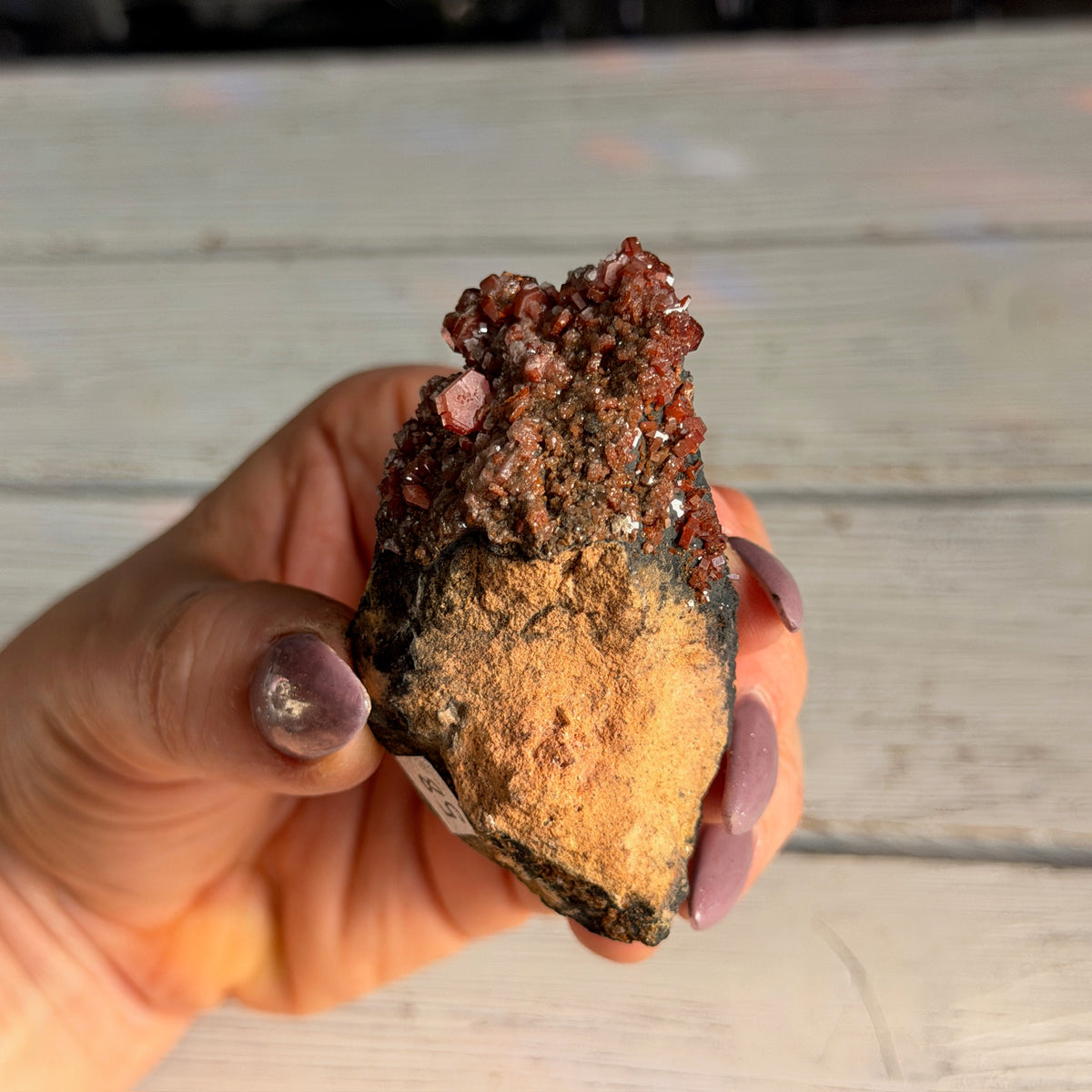 Vanadinite Raw Specimen (#V1)