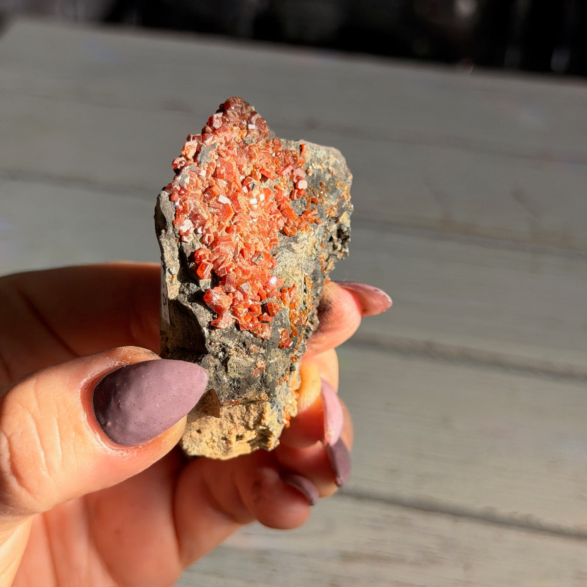 Vanadinite Raw Specimen (#V2)