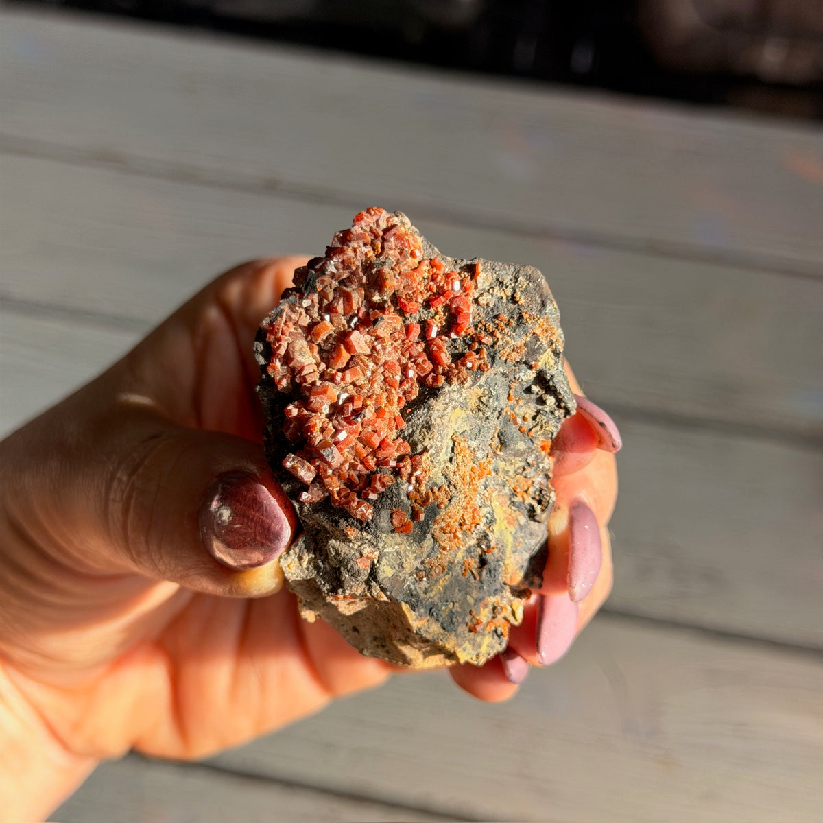 Vanadinite Raw Specimen (#V2)