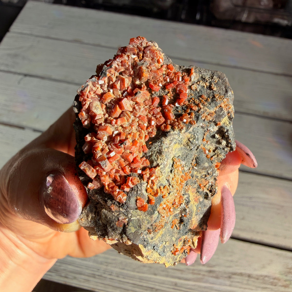 Vanadinite Raw Specimen (#V2)