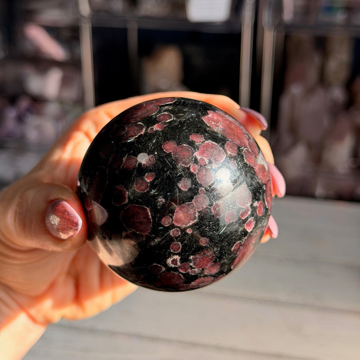 Arfvedsonite Sphere Specimen