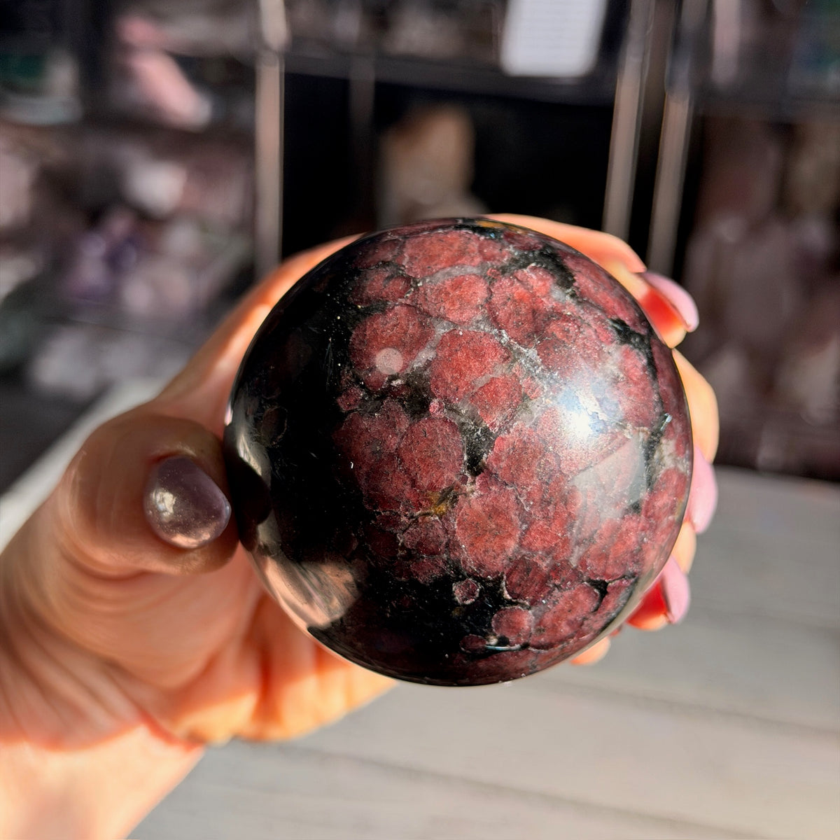 Arfvedsonite Sphere Specimen