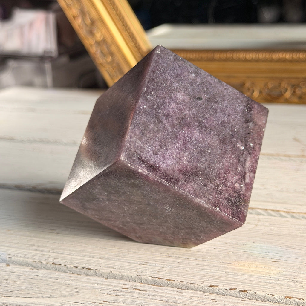 Lepidolite Cube Specimen