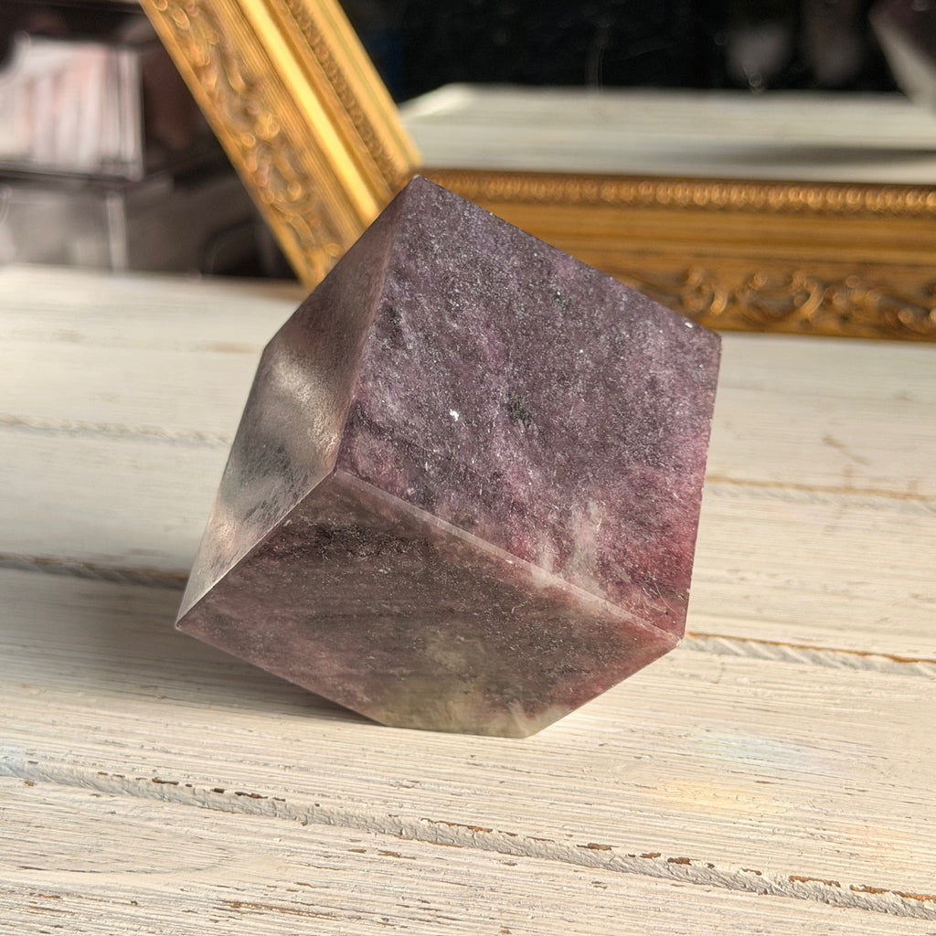 Lepidolite Cube Specimen