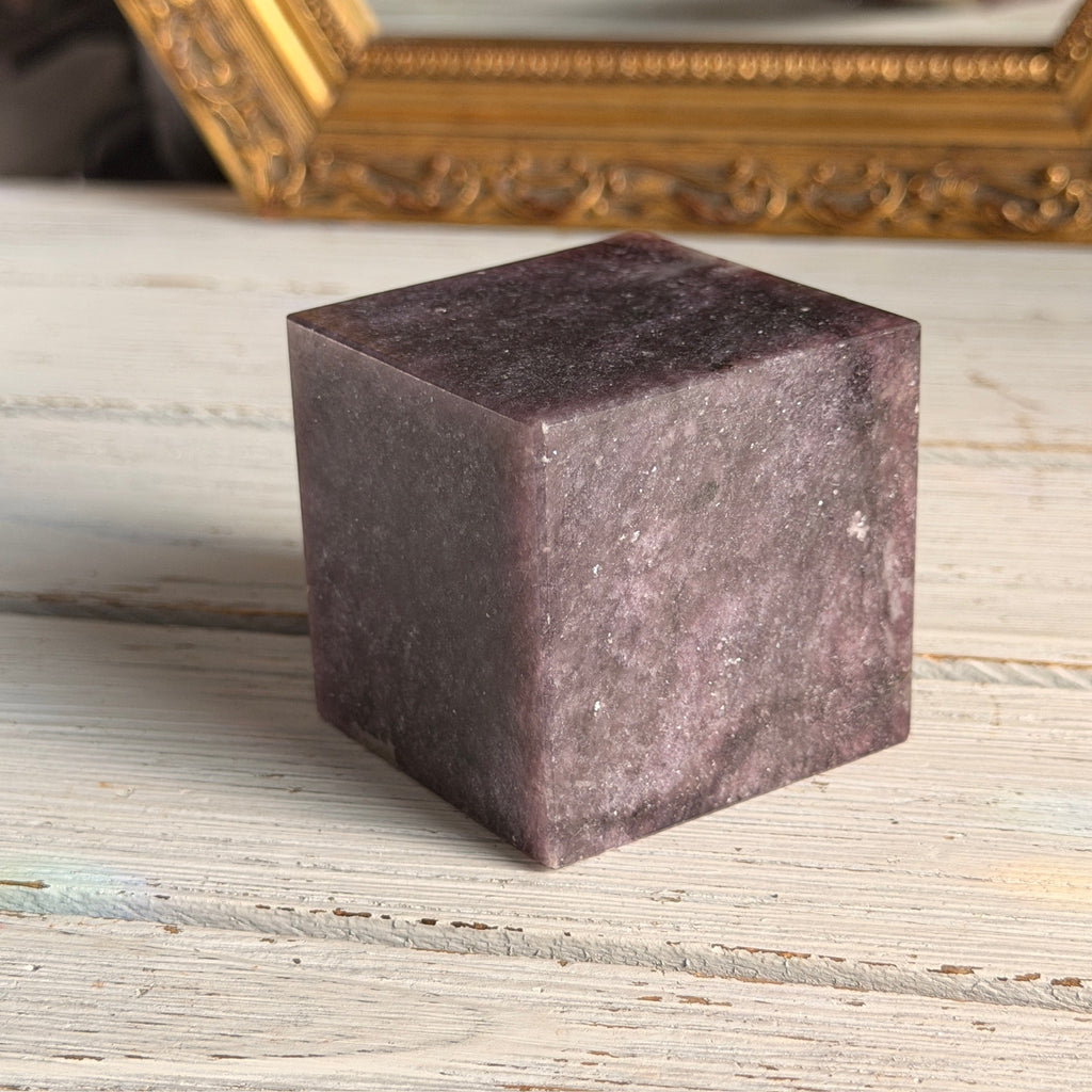 Lepidolite Cube Specimen