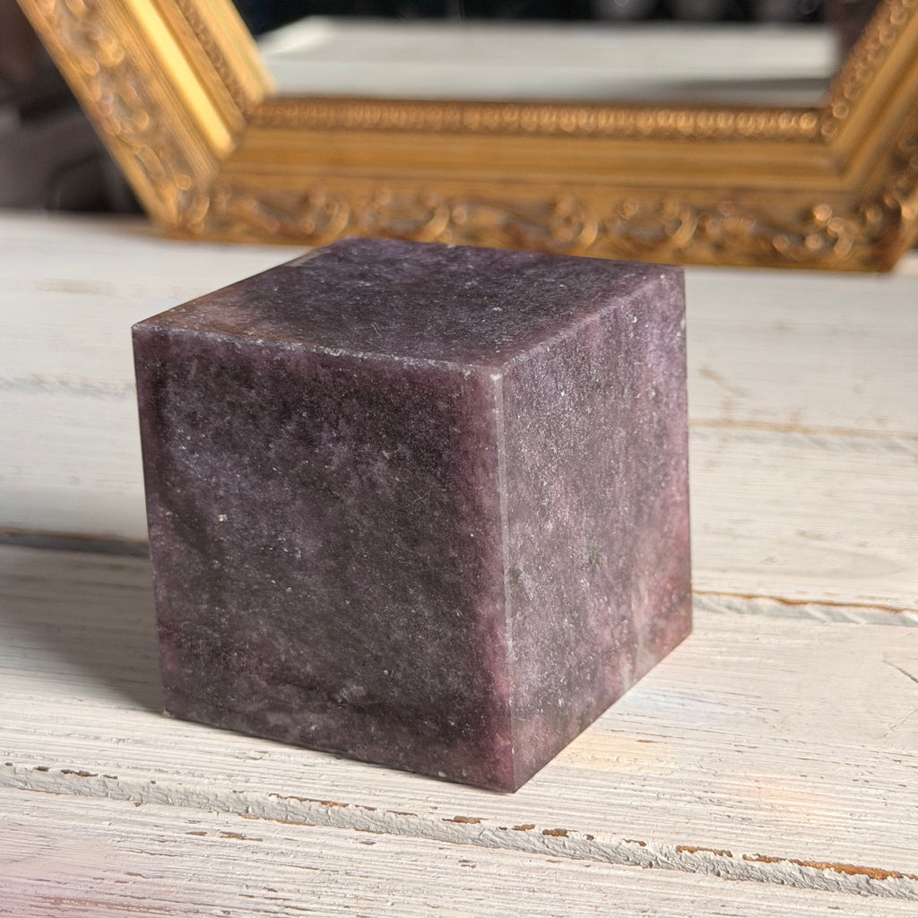 Lepidolite Cube Specimen