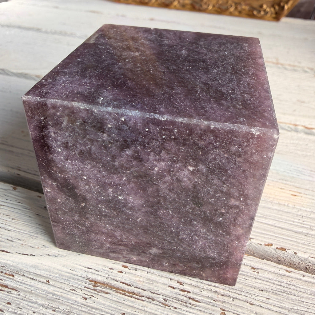 Lepidolite Cube Specimen