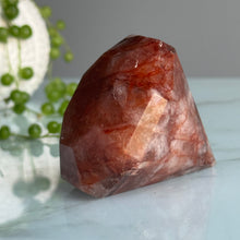 Hematoid (Fire) Quartz Polished Diamond Carving Specimen