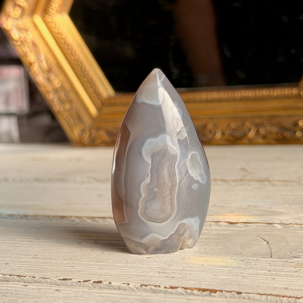 Agate Flame Specimen