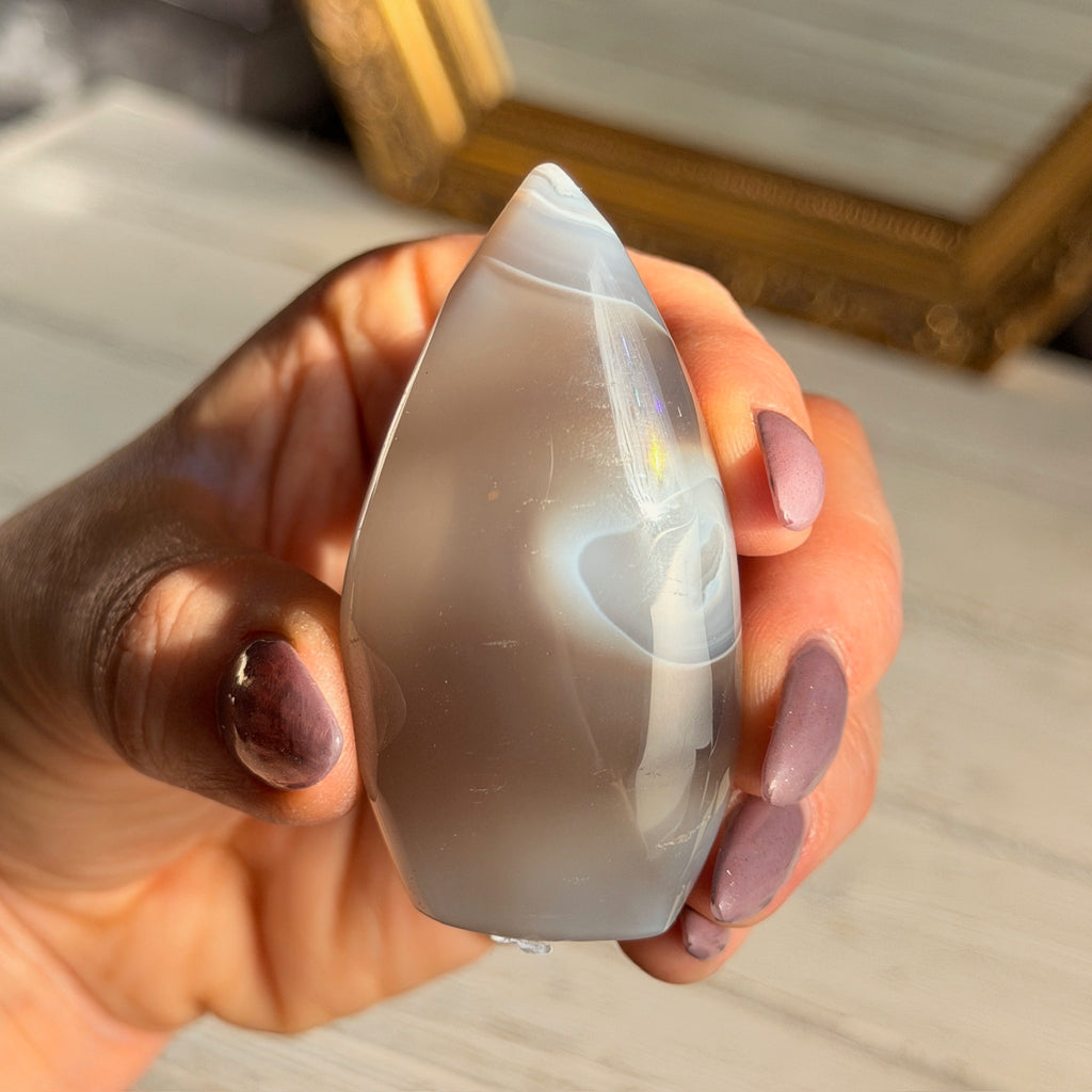 Agate Flame Specimen