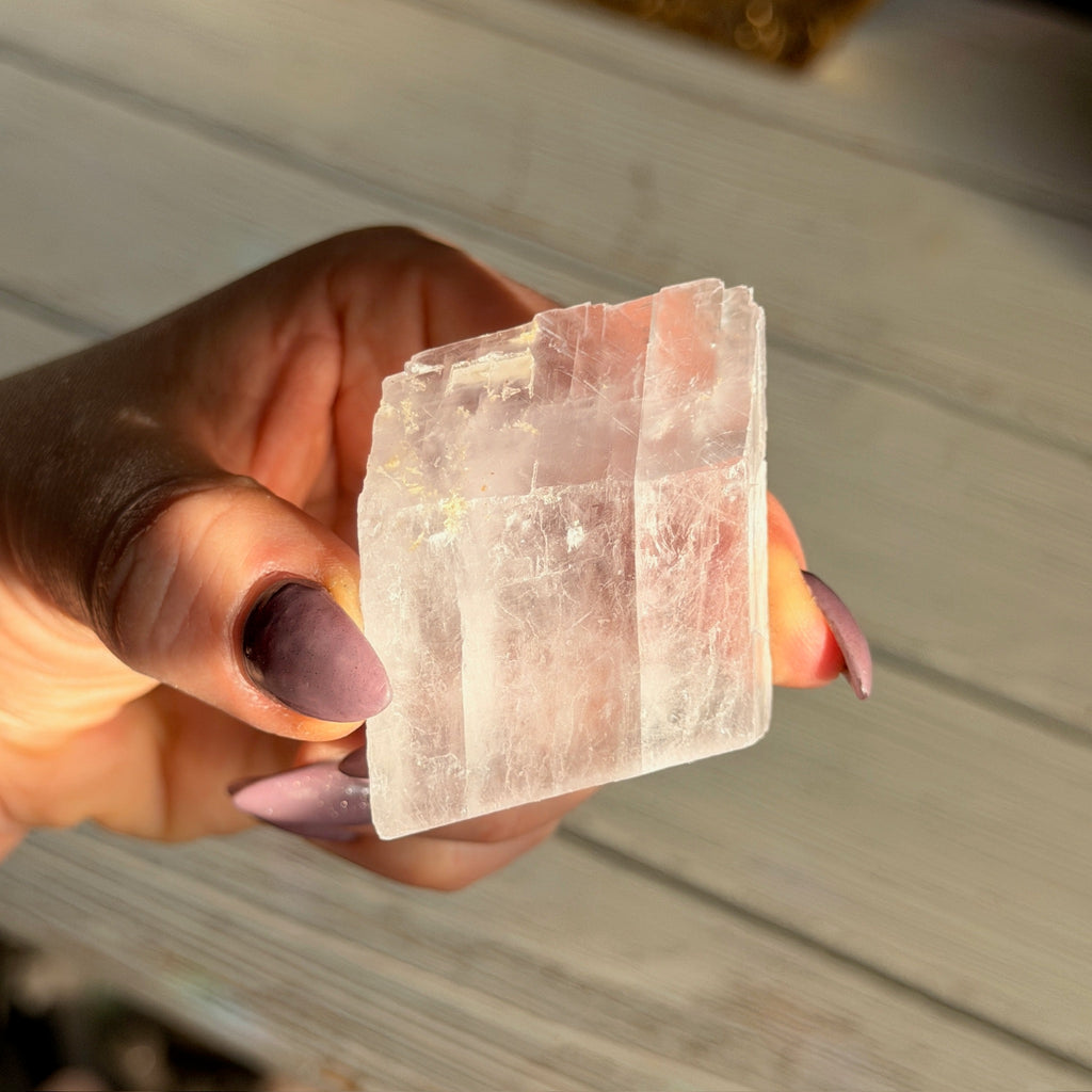 Lavender Optical Calcite Specimen