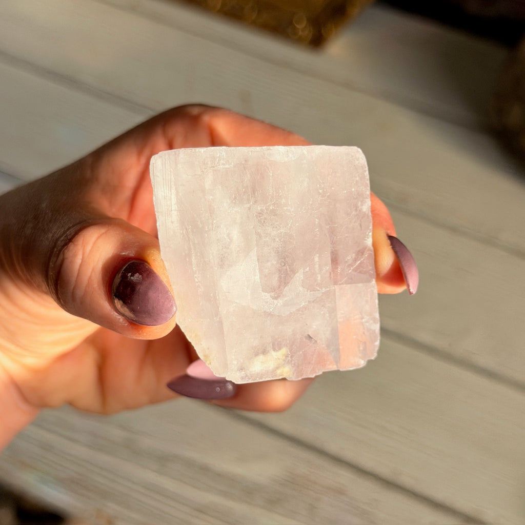 Lavender Optical Calcite Specimen