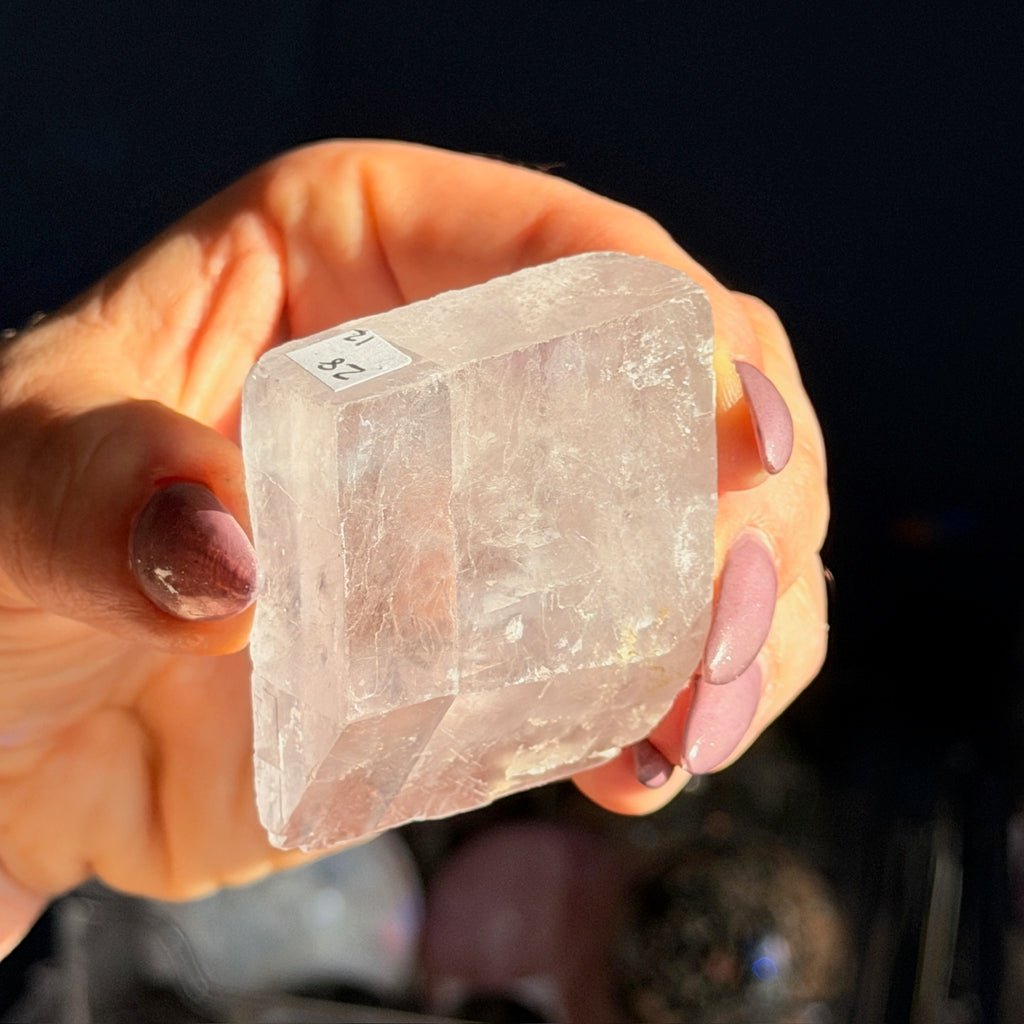 Lavender Optical Calcite Specimen