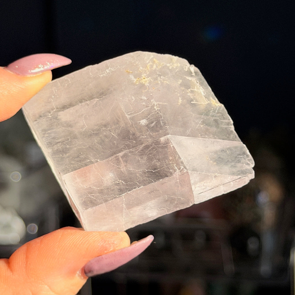 Lavender Optical Calcite Specimen