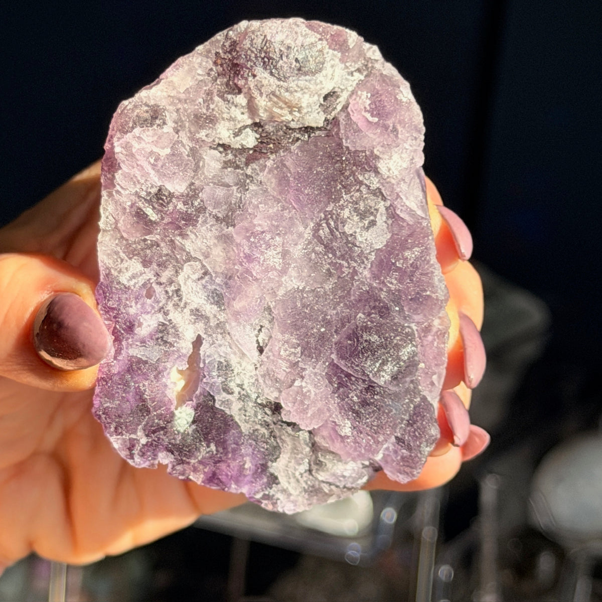 Purple Fluorite Raw Specimen