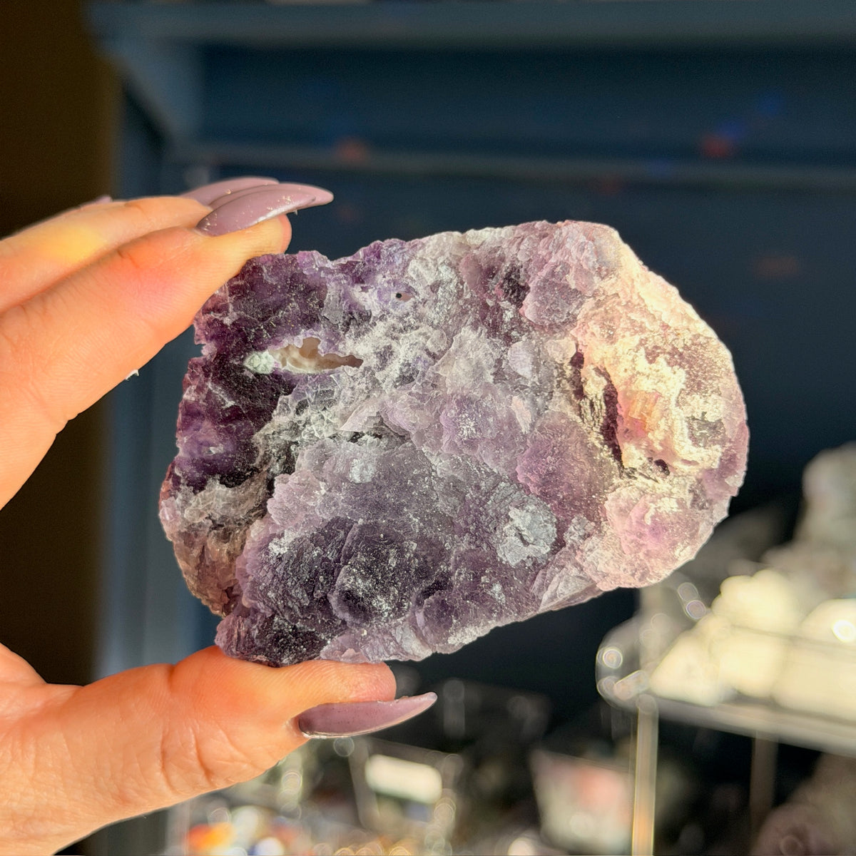 Purple Fluorite Raw Specimen