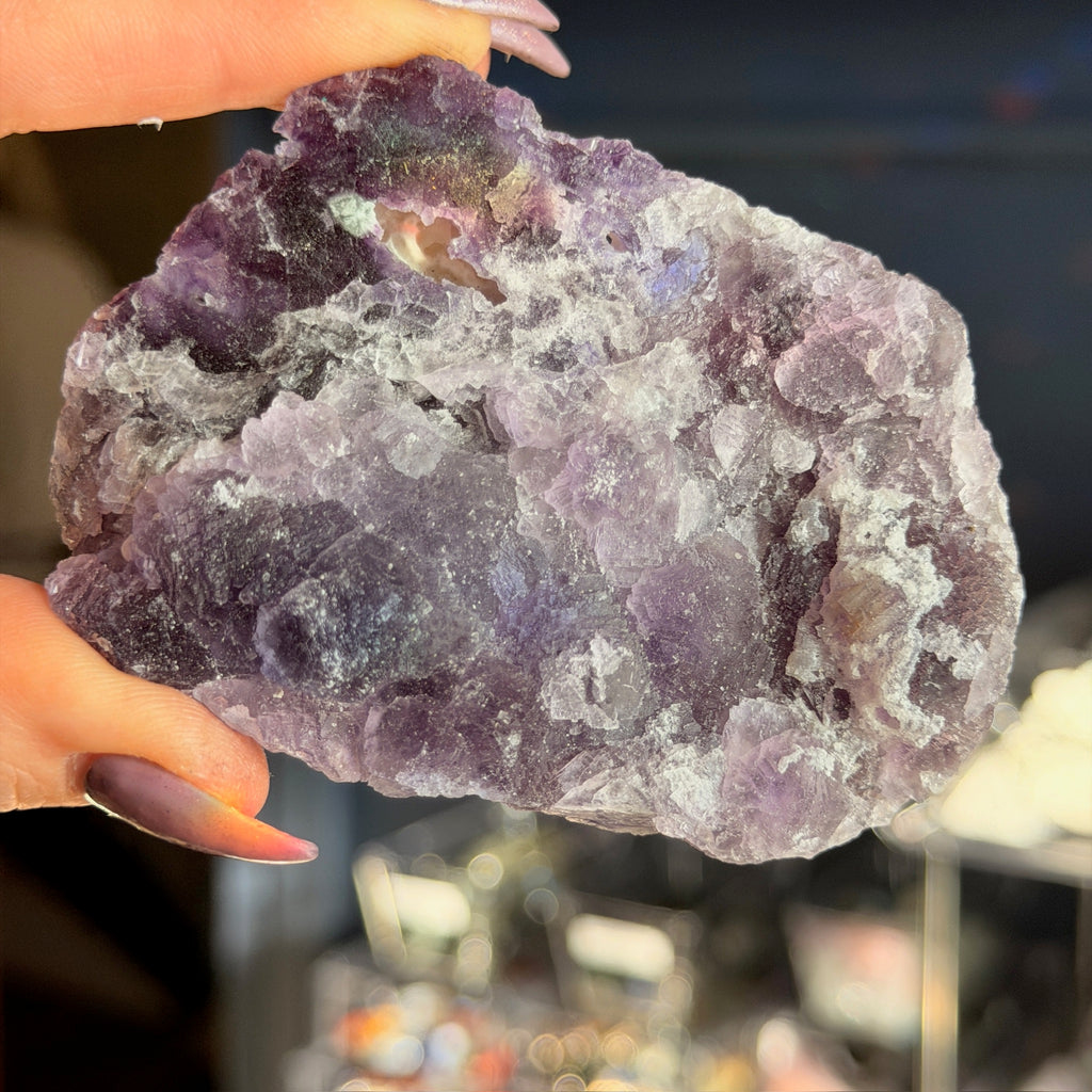 Purple Fluorite Raw Specimen