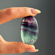 Rainbow Fluorite Palm Stone Specimen