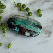 Chrysocolla (Phoenix Stone) Palm Stone Specimen