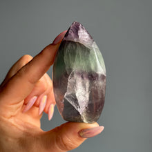 Rainbow Flourite Flame Specimen