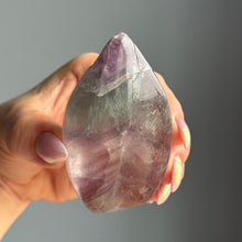 Rainbow Flourite Flame Specimen