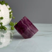 Purple Fluorite Floating Cube Carving Specimen