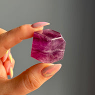 Purple Fluorite Floating Cube Carving Crystal Specimen – Wholehearted Crystal Creations