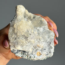 White Flower Amethyst Crust Specimen